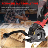 Mini Circular Saw, Weytoll 4.8Amp Compact Circular Saw, 3700RPM with Lasing Guide Scale Ruler Vacuity Port 3 sawblades for Cutting Woods Tile and Weytoll