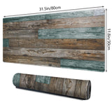 Galdas Gaming Mouse Pad Vintage Wood Grain Pattern XXL XL Large Mouse Pad Mat Long Extended Mousepad Desk Pad Non-Slip Rubber Mice Pads Stitched Edges Thin Pad (31.5x11.8x0.12Inch) Galdas