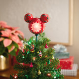 Hallmark Keepsake 3.7" Mini Christmas Tree Topper, Disney Mickey Mouse ShowToppers Musical With Light, Gifts for Disney Fans Hallmark Keepsake