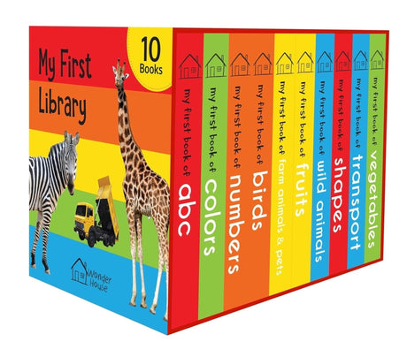 My First Library: Boxset of 10 Board Books for Kids WoodArtSupply