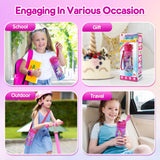 Mocoosy Decorate Your Own Water Bottle Kit for Girls, Art Crafts for Kids Ages 4-6-8-12, Unicorn & Mermaid Diamond Art Painting Toys Summer Craft Activity Birthday Gift Ideas for Girls 5-10 Years Old Mocoosy
