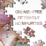 3D Pretty Crystal Lotus Flower Puzzles for Adults 1000 Pieces, Beautiful Plant Art Diamond Floral Puzzle, Challenging Wildflower Pages Aesthetic Pink Embroidery Jigsaw Puzzles Larkipuzz