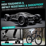 SUNLU 1KG PA6-CF 3D Filament 1.75mm, Heat Deflection Temperature up to 209°C, Made of 80% PA Nylon and 20% Carbon Fibers, Stiff & Strong & Heat Resistant, for Industrial Parts, Frosted Texture, Black SUNLU