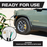 Iron Forge Cable NEMA 6-50 EV Replacement Extension Cord 8 ft with Open End, 50 Amp Power Cord with Eyelet 3 Wire 6/3 Gauge Cord - STW 250V for Level 2 EV Charger & Welder UL Certified IRON FORGE CABLE