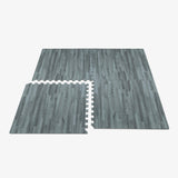 Forest Floor 5/8 Inch Thick Printed Foam Tiles, Premium Wood Grain Interlocking Foam Floor Mats, Anti-Fatigue Flooring, Slate, 100 Sq Ft We Sell Mats