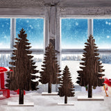 Barydat Table Decorations Artificial Decorations Wooden Centerpiece Decor for Home Table (Christmas Tree) Barydat