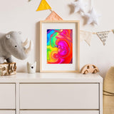 ArtCreativity Water Marbling Paint Art Kit for Kids - Complete Set with 12 Paint Colors, 10 Bags Thickening Powder, 10 A5 Papers, and More - Marble Art Painting Kit - Crafts for Kids Ages 3 and Up ArtCreativity