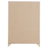 Coaster Home Furnishings Brantford Farmhouse Wood 4-Drawer Bedroom Chest of Drawers Chiffonier Clothing Storage Cabinet Bedroom Armoire Tall Dresser Organizer Unit Coastal White 207055 Coaster Fine Furniture