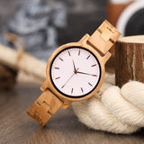 Wood Watch Engraved for Women Wooden Casual Personalized Wristwatch for Her Anniversary Watch Mother's Day Watch LMWOOD