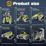 VOPOGLNE 5 in 1 STEM Robot Building Kit, APP & Remote Control Robotics Building Toys, 705 Pcs DIY Building Robot/RC Car/Tank with Light, Building Toy Gifts for Boys Girls Kids 8-16 Science Learning VOPOGLNE