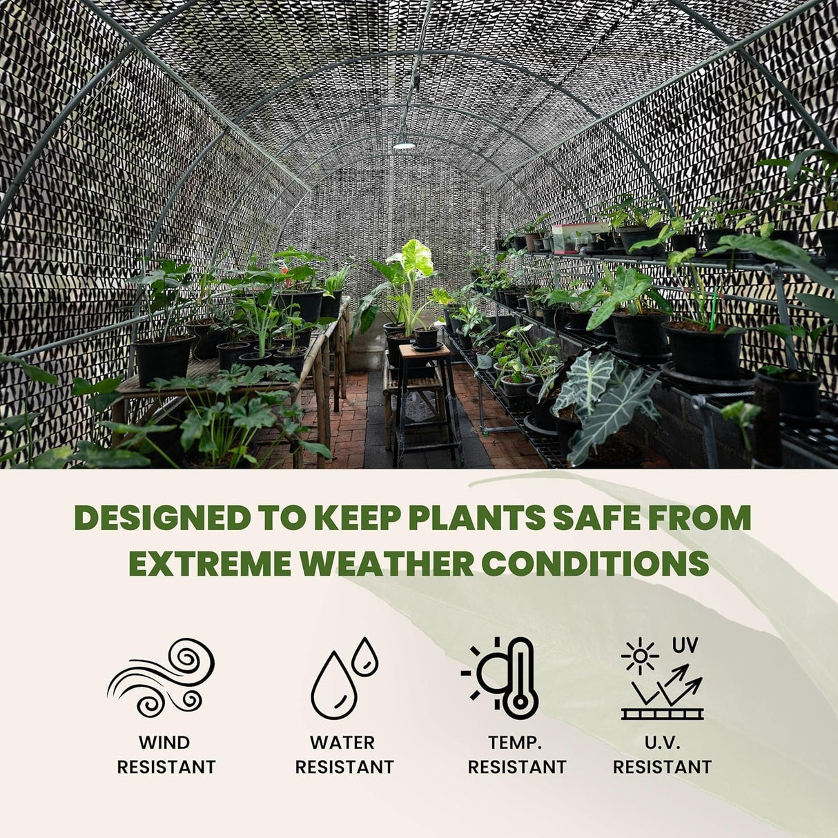 WindscreenSupplyCo] 40% 6.5' x 15 FT Pre-Cut Eyelets Shade Cloth Sunblock Shade UV Resistant Net for Garden Greenhouse Flower Plant, Black WindscreenSupplyCo