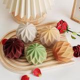 Diamond Ball Mold Ball Candle - Resin Casting Silicone Molds for Home Decor & Candle Making Wave Spiral Mold ESEDAGE