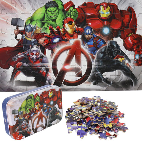 Jigsaw Puzzles for Kids Ages 4-8,60 Pieces Marvel Superhero Hulk Avengers Puzzle Toys for Children Girls and Boys,Learning Educational Kids Puzzles Toys Preschool Puzzles(0682) DPLEFO