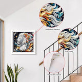 AiYuanzsh 5D Special Shaped Diamond Painting Kit - Mighty King Lion Design, Unique Crystal Rhinestone Diamond Art Set for Beginners and Adults, Perfect for Home Wall Decor and Holiday Gifts AiYuanzsh