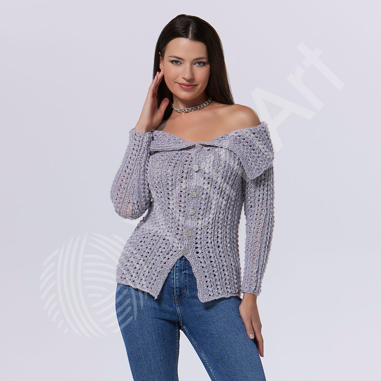 YARNART Manhattan - Glittery Knitting Yarn, Sparkle Yarn, Shiny Metallic Yarn, Wool Yarn, Acrylic Yarn, Fantasy Yarn, 1.76 Oz, 218.72 Yds (902) YarnArt