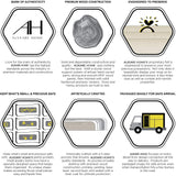 Alveare Home Aimee Makeup Dressing Table with USB and Outlet Vanity Desk, Turquoise Alveare Home