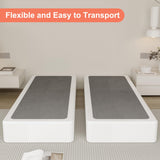 Yicensen Split King Box Spring 5 Inch, Low Profile Heavy Duty Metal Box Spring King Size with Fabric Cover, Noise-Free, Quick Assembly Yicensen