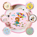 12 Sheets 12 Colors Embroidery Fabric, Pre-Cut Natural Cotton Embroidery Cloth Fabric, Embroidery Cloth Squares for Embroidery Garment Craft (5.9×5.9Inch) Nitelemn