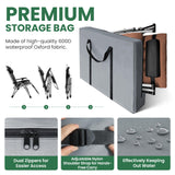 YOMIFUN Oversized Zero Gravity Chair, XL lounge Chair 29” Width, Padded Reclining Camping Chair W/Removable Cushion & Adj Headrest, Storage Bag, Footrest Cushion, Cup Holder, For Indoor Outdoor, Brown YOMIFUN