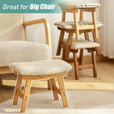 viewcare Foot Stools Ottoman, Small Foot Stool Ottoman, and Footstool, Wooden Foot Stool, Sofa Footrest Extra Seating for Living Room Entryway Office viewcare