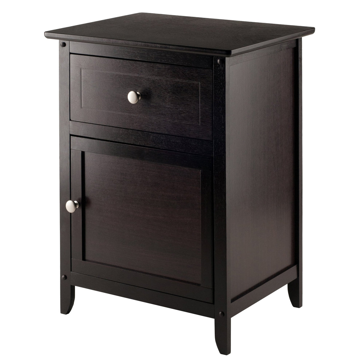 Winsome Eugene Accent Table, 18.90"W x 14.96"D x 25"H, Espresso Winsome