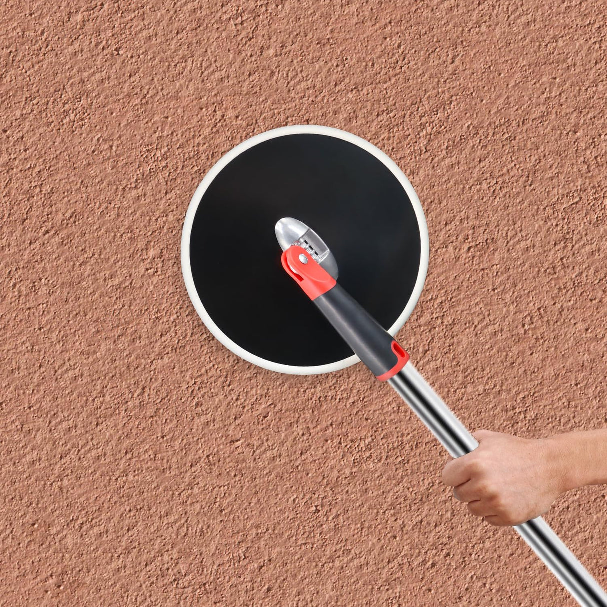 SCOTTCHEN Drywall Sander 9 Inch Radial Round Pole Sander for Dry Wall Include 3pcs Sanding Sheets 80，100，150 Grits SCOTTCHEN