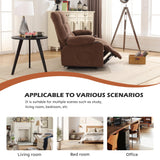 BOSMILLER Reclining Loveseat with Cup Holders for Living Room 2 Seat Manual Loveseat Recliner with Side Pocket BOSMILLER