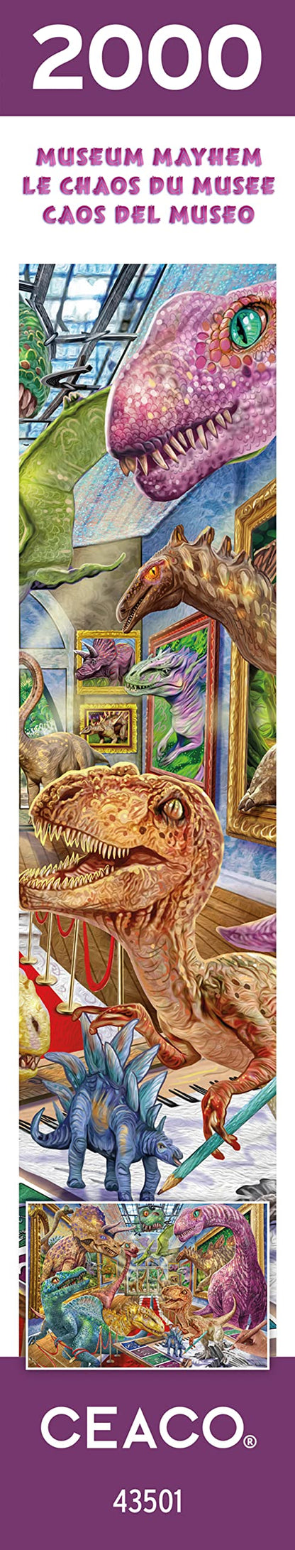 Ceaco - Steve Sundram - Museum Mayhem - 2000 Piece Jigsaw Puzzle - WoodArtSupply