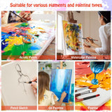 Stretched Canvas for Painting - 8x10 Inch/20 Canvas Value Pack - Triple Primer Acid Free 100% Cotton Blank Canvas for Painting Supplies Oil and Acrylic Pouring Art Watercolor Hdviai