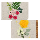 Maydear 3 Pack Embroidery Starter Kit with Pattern, Stamped Cross Stitch Kits for Beginners Adults with Embroidery Hoop and Instructions, Hand Embroidery Kit (B Set Embroidery Starter Kit) Maydear