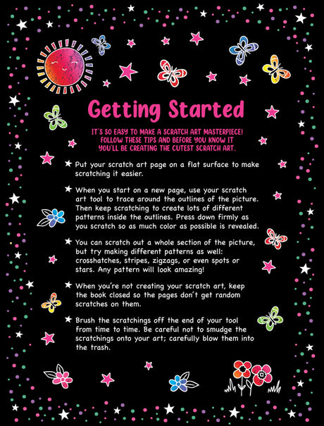 Unicorn Magic Scratch Art Includes Scratch Art Designs, Fun Activities, and 25+ Sparkly Holographic Stickers for Kids Ages 3 and Up Lodi Publishing