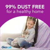 ökocat Less Mess Low Tracking Wood Clumping Cat Litter Mini- Pellets, Unscented, 14.8 pounds - Natural Ingredients, Stops Odor, Clumps Solid, 99% Dust Free, Great for Long-Hair Breeds, All Cats ÖKOCAT