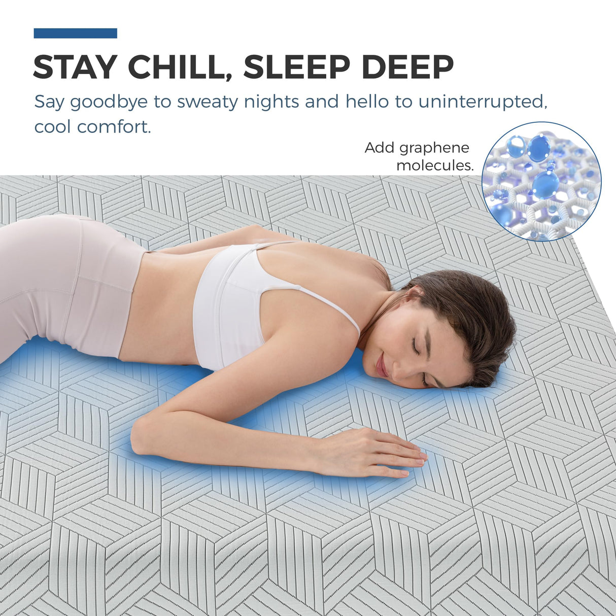 FATHOM Medium King Mattress 12 Inch Memory Foam Mattress King Size Bed in a Box for Back Pain Relief and Cool Sleep with Gel Foam and Removeable Fiberglass Free Cover, CertiPUR-US Certified FATHOM