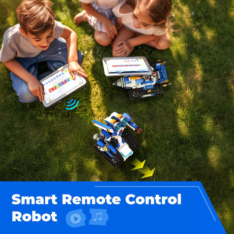 STEM Robot Toy 6-in-1 Robot Building Kit for Boys Age 8-12, APP Remote Control STEM Coding Toys, Educational Robotics Gifts for Boys Girls Kids Ages 7 8 9 10 11 12 (480 Pieces) Apitor