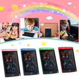 Zonon 4 Pcs LCD Writing Tablet for Kids 8.5 Inch Doodle Board Drawing Tablet Toddler Toys Gifts LCD Writing Board Electronic Erasable Reusable Colorful Screen Pad(Blue, Red, Green, Pink) Zonon
