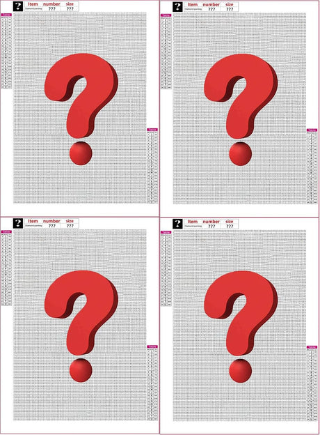 ARPADAMO 4 Pack Mystery Colorful Princess Diamond Art Painting Kits, DIY Random Diamond Art Kit for Adults Full Round Drill,Paint with Diamond for Gift,Wall Decor ARPADAMO