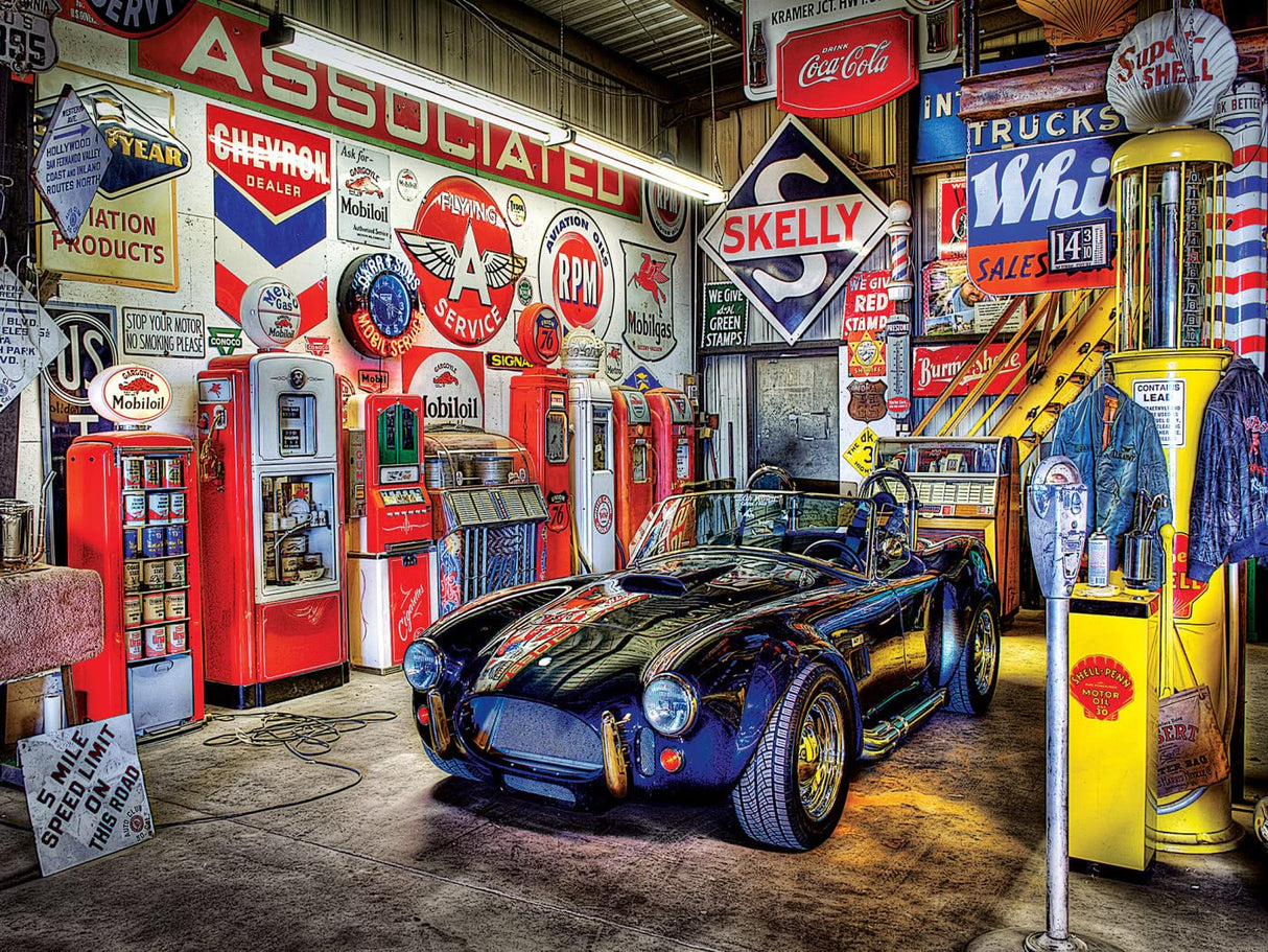 MasterPieces 750 Piece Jigsaw Puzzle for Adults and Family - Jewel of the Garage - 18"x24" Masterpieces