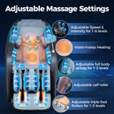BOSSCARE 2025 4D Massage Chair Full Body Zero Gravity Shiatsu Messager Chair-SL Track AI APP Body Scanning Heating Back Foot Recliner-Massaging Chairs for Office Home BOSSCARE