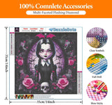 DAZZLEDOTS Diamond Art Kits for Adults, Cartoon Diamond Painting Kits for Beginner Halloween Round 5D Full Drill Diamond Dots Crafts for Home Wall Decor Gifts 14x14 Inch DAZZLEDOTS