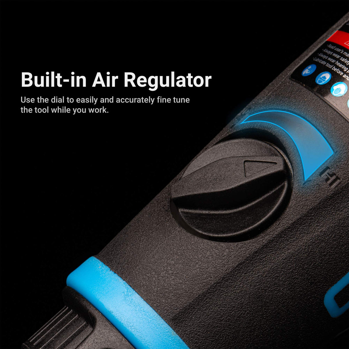 Capri Tools 1/4 in. 1 HP Air Die Grinder Set Capri Tools