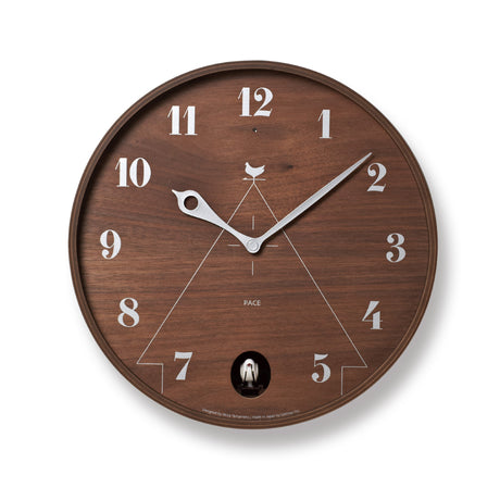 Lemnos Cuckoo Watch Analog Natural Color Wood Brown PACE LC11-09 BW Lemnos φ12.0 x D4.7 inches (305 x 120 mm) Lemnos
