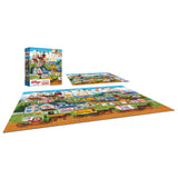 RoseArt - Kellogg's - Town by The Sea - 1000 Piece Jigsaw Puzzles for Adults RoseArt