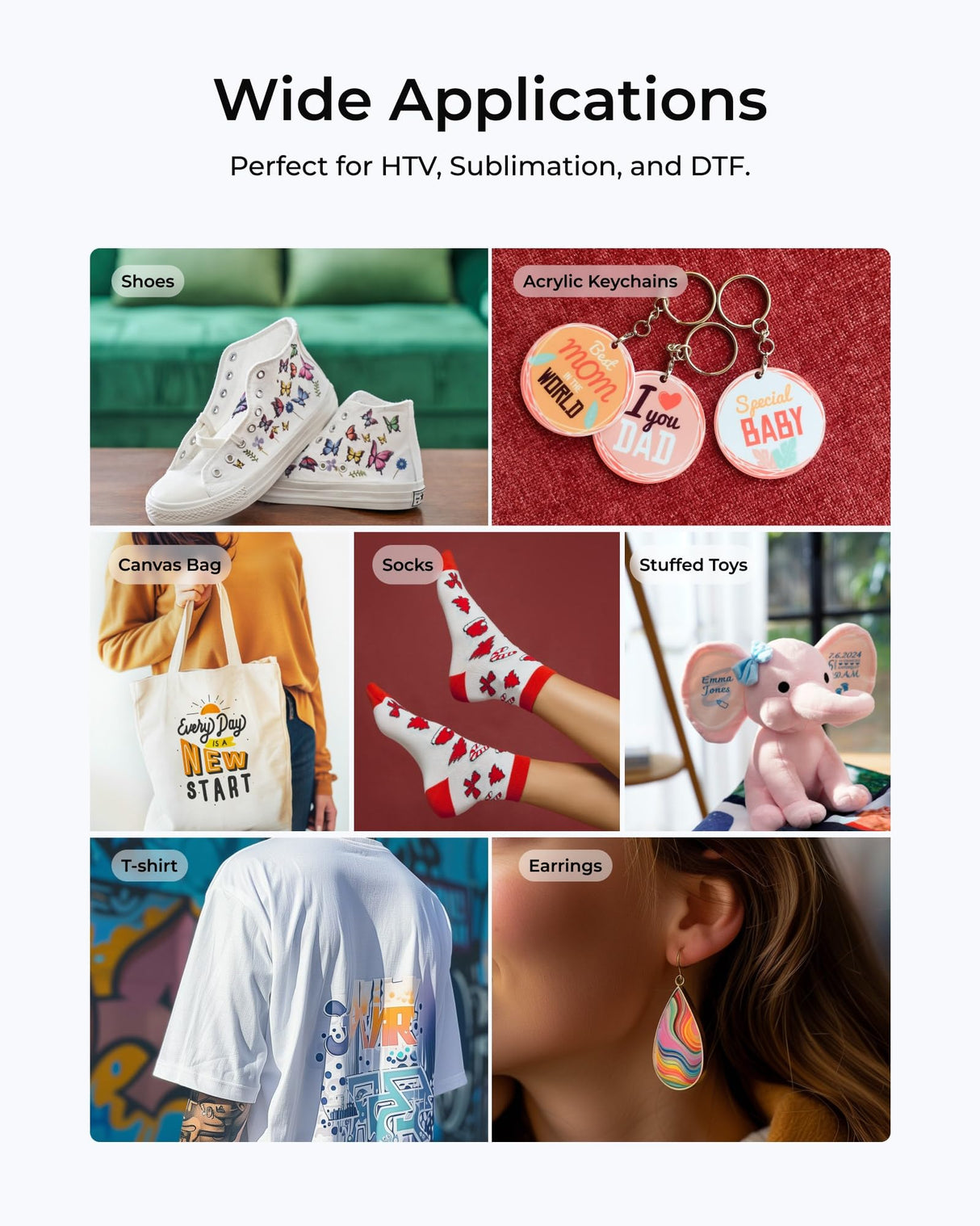 xTool Mini Heat Press Machine - Ultra Light Portable Small Heat Press Machine for T-Shirts Shoes Hats, Mini Iron for Crafting with 3 Settings & Fast Heating for DIY Heating Transfer Projects xTool