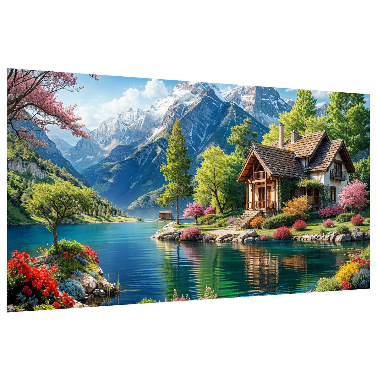 Landscape Craft Kit JOOZ Large Landscape Diamond Art Kits for Adults - 5D Extra Large Lake ...