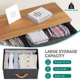 YITAHOME 8 Drawers Fabric Dresser - Storage Tower Unit Organizer Unit for Living Room & Closets - Sturdy Steel Frame & Easy Pull Fabric Bins YITAHOME