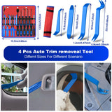 Keze 17 Pcs Hook and Pick Set Auto Trim Removal Tool Kit,Clip Plier Remover Tool Gasket Scraper Telescoping Magnetic Pickup Tool for Automotive Repair and Car Body Door Panel Fastener Removal Keze