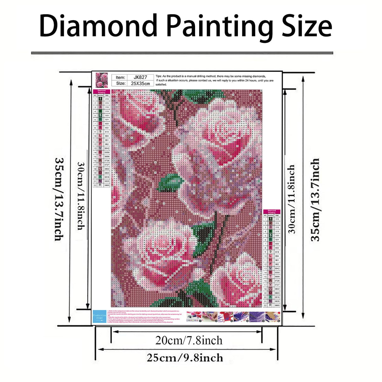 GXGLLPZBY 4 Pack Diamond Painting Kits for Adult Beginners,5D DIY Rose Flower Diamond Art Kits for Adult,Full Round Drill Floral Diamond Dot Gem Art Kits,Home Wall Decoration 11.8x15.8 Inches GXGLLPZBY