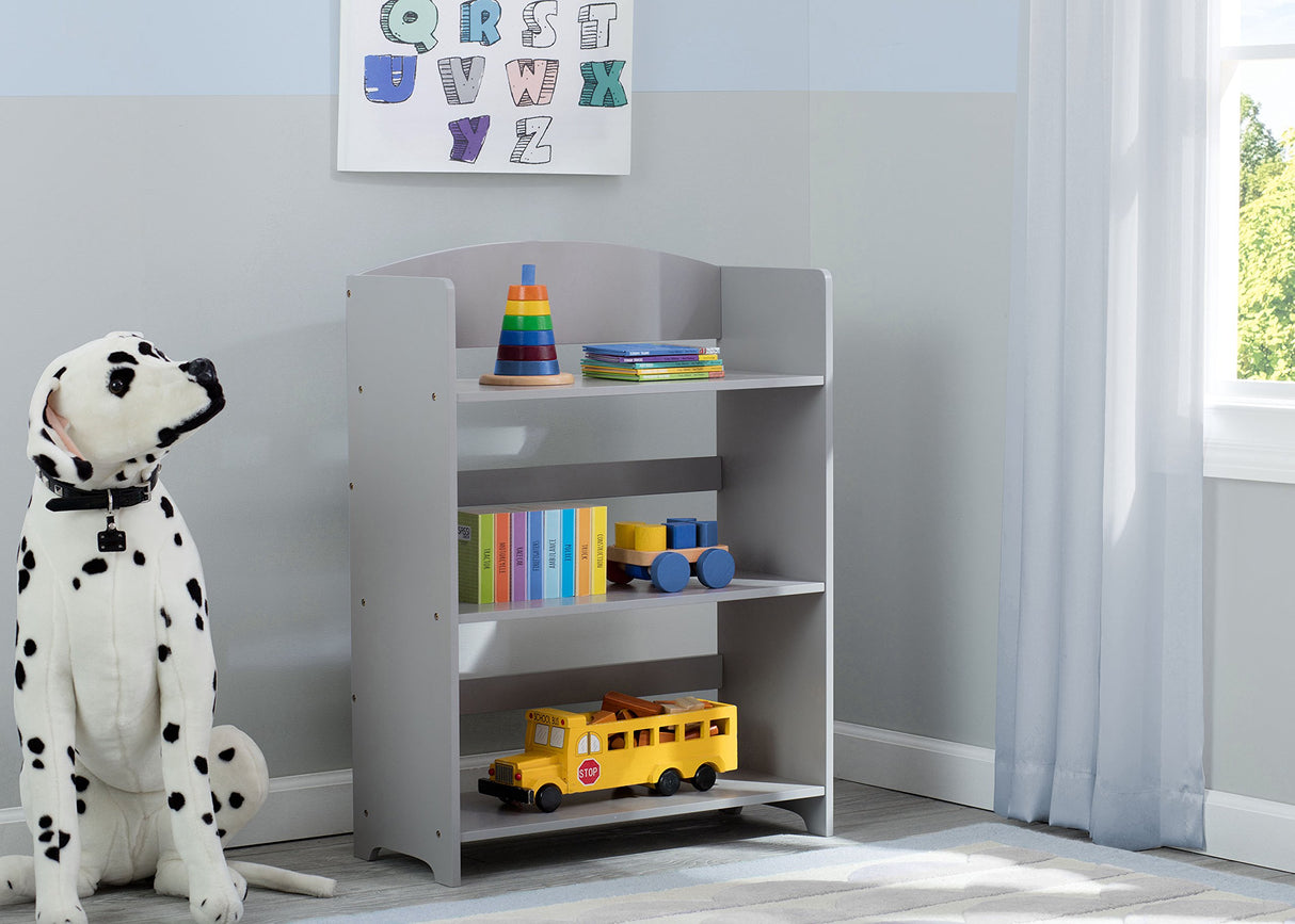 Delta Children MySize Bookshelf - Greenguard Gold Certified, Grey Delta Children