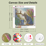 AMORARS Cat Diamond Painting Kit for Adults, 5D Diamond Art Beginners - DIY Full Diamond Dot Gem Art Paintings, Suitable Gifts, and Home Decoration Crafts，12x12In AMORARS