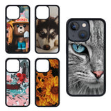 MAIKESUB 5 PCS Sublimation Phone Case for iPhone 13 6.1 Inch Sublimation Blanks Printable Blank Phone Cases Customized Phone Covers for DIY Soft Rubber Protective Shockproof Slim Case Anti-Slip MAIKESUB